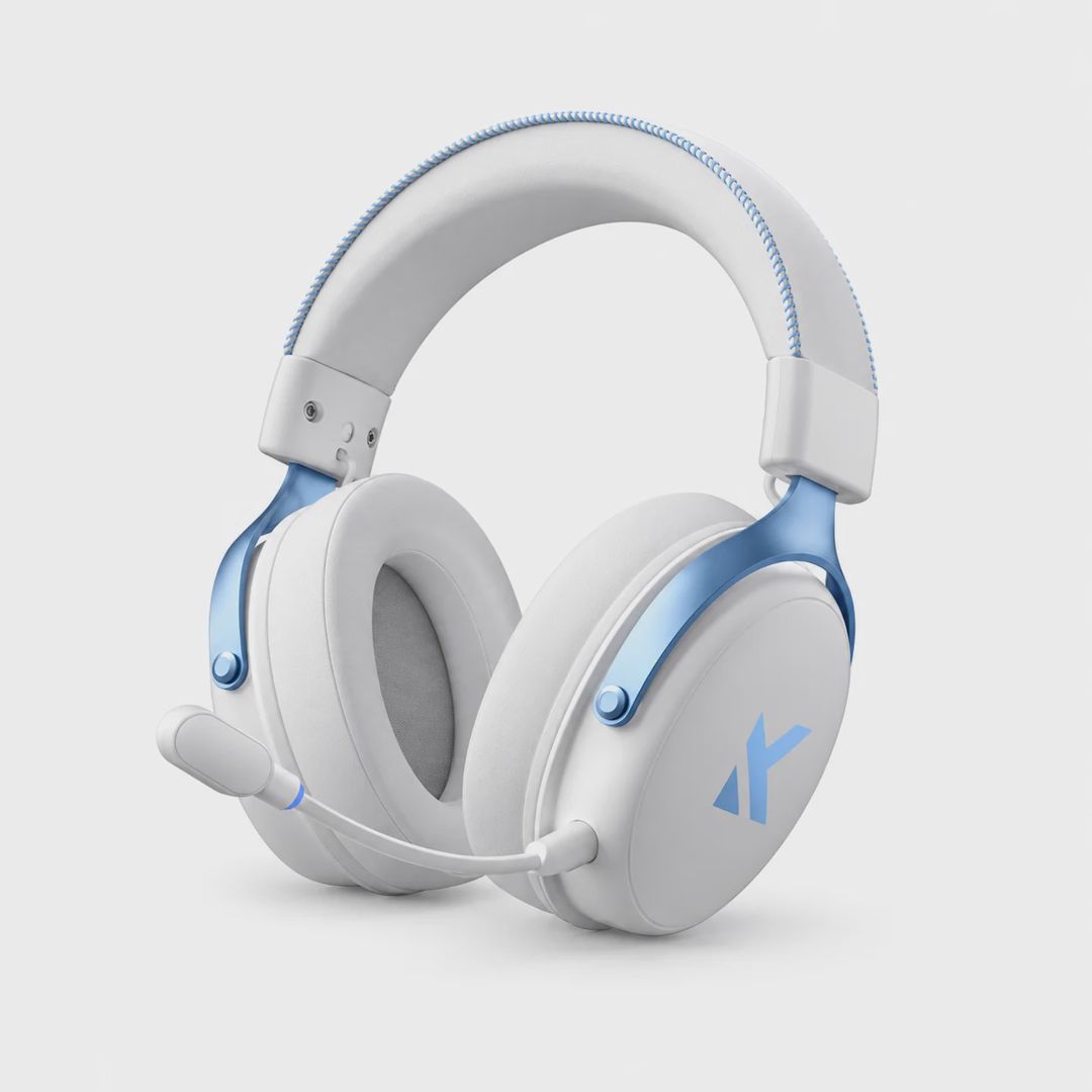 Mchose V9 Pro White Blue Gaming Qulaqlıq — Qulaqcıqlar, Bakı (3)