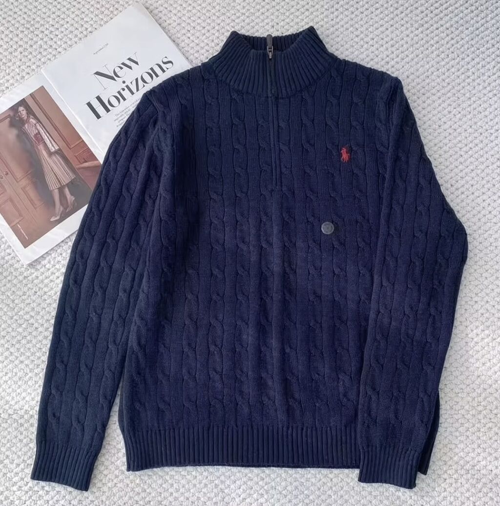 Sviter, Ralph Lauren, L, rəng - Ağ — Cempyer və sviter, Bakı (2)