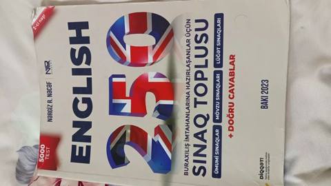 Məhsul: “Englısh 250 – Sınaq Toplusu” (Bakı, 2023) Təsvir — 10 ₼ · Ширван · Kitablar Məhsul: “Englısh 250 – Sınaq Toplusu” (Bakı, 2023) Təsvir — Ширван