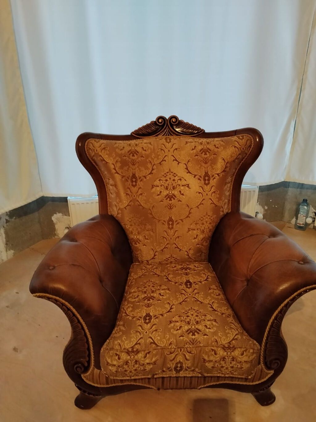 İşlənmiş, Klassik divan, 2 kreslo, Divan, Bazasız, Açılmayan — Yumşaq mobilya dəstləri, Bakı (3)