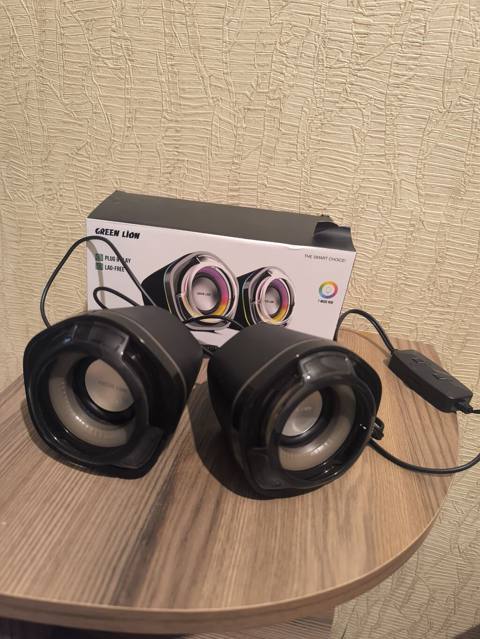 Green Lion Clarid Gaming Speakers (Model: GL-SP27) - Güclü və — Баку