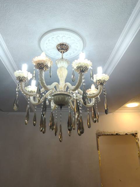 Çılçıraq, 8 lampa, Şüşə — Masazır