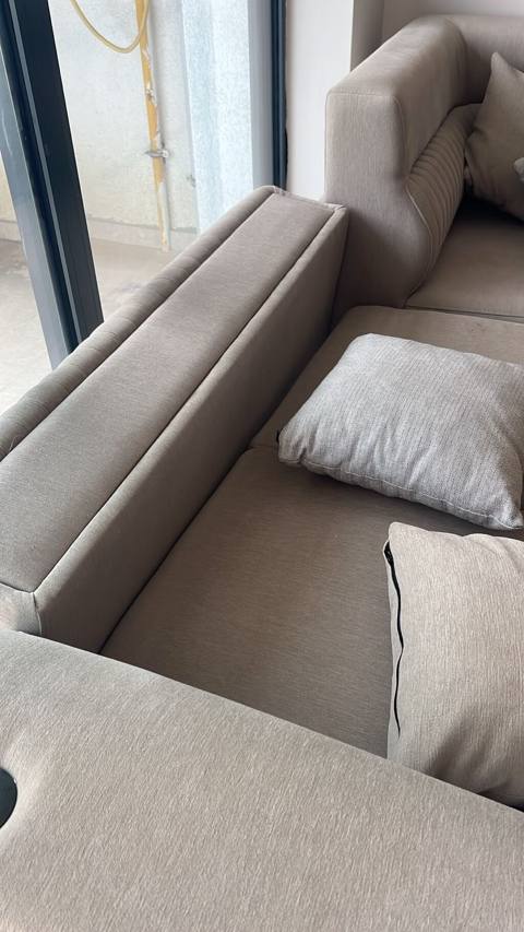 Bej rəngli L formalı künc divan dəsti - Müasir minimal dizayn, hamar — 300 ₼ · Баку · Divanlər Bej rəngli L formalı künc divan dəsti - Müasir minimal dizayn, hamar — Баку