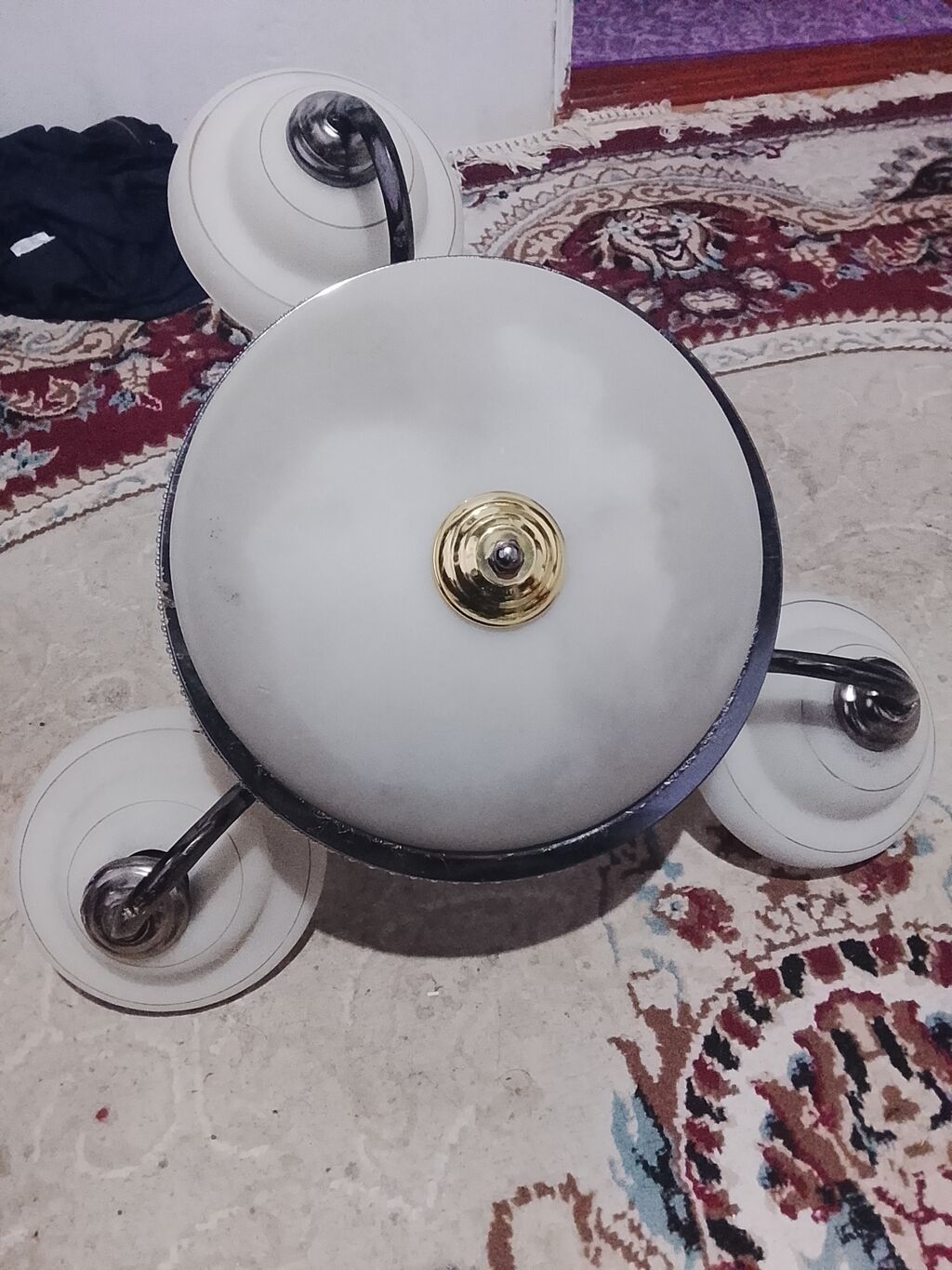 Çılçıraq, 4 lampa, Şüşə — Tavan is?qlar? v? cilc?raqlar, Bakı (2)
