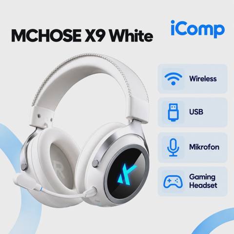 Mchose X9 White Gaming Qulaqlıq — 155 ₼ · Baku · Qulaqcıqlar Mchose X9 White Gaming Qulaqlıq — Baku