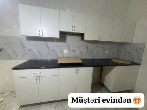 Müştəri evindən – Yeni mətbəx dəsti - Ölçü: 3.03 m - Qiymət: 360₼ — Baku