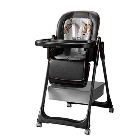 Uşaq yedizdirmə oturacağı Kidilo 8155, eko dəri, qara — Товарлар