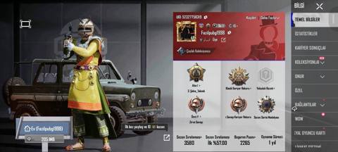 Pubg Mobile oyun hesabı – güclü kolleksiya və nailiyyətlər - Oyun — Baku