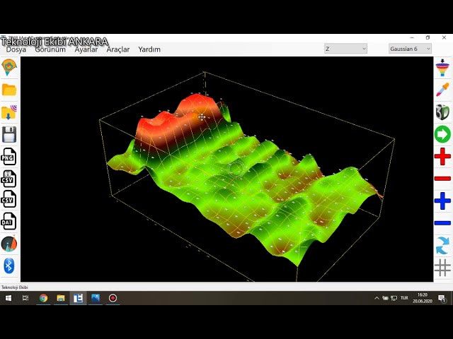 Yeraltı Vizuallaşdırma Android Gradiometre 3D — Mallar, Bakı (3)
