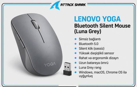 Kompüter siçanı Lenovo Yoga Bluetooth Silent Mouse — Баку