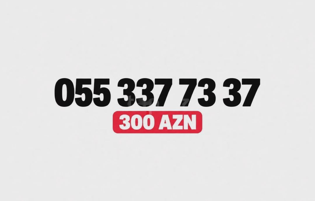 Bakcell nömrə (055) 337-73-37 — Elektronika, Bakı