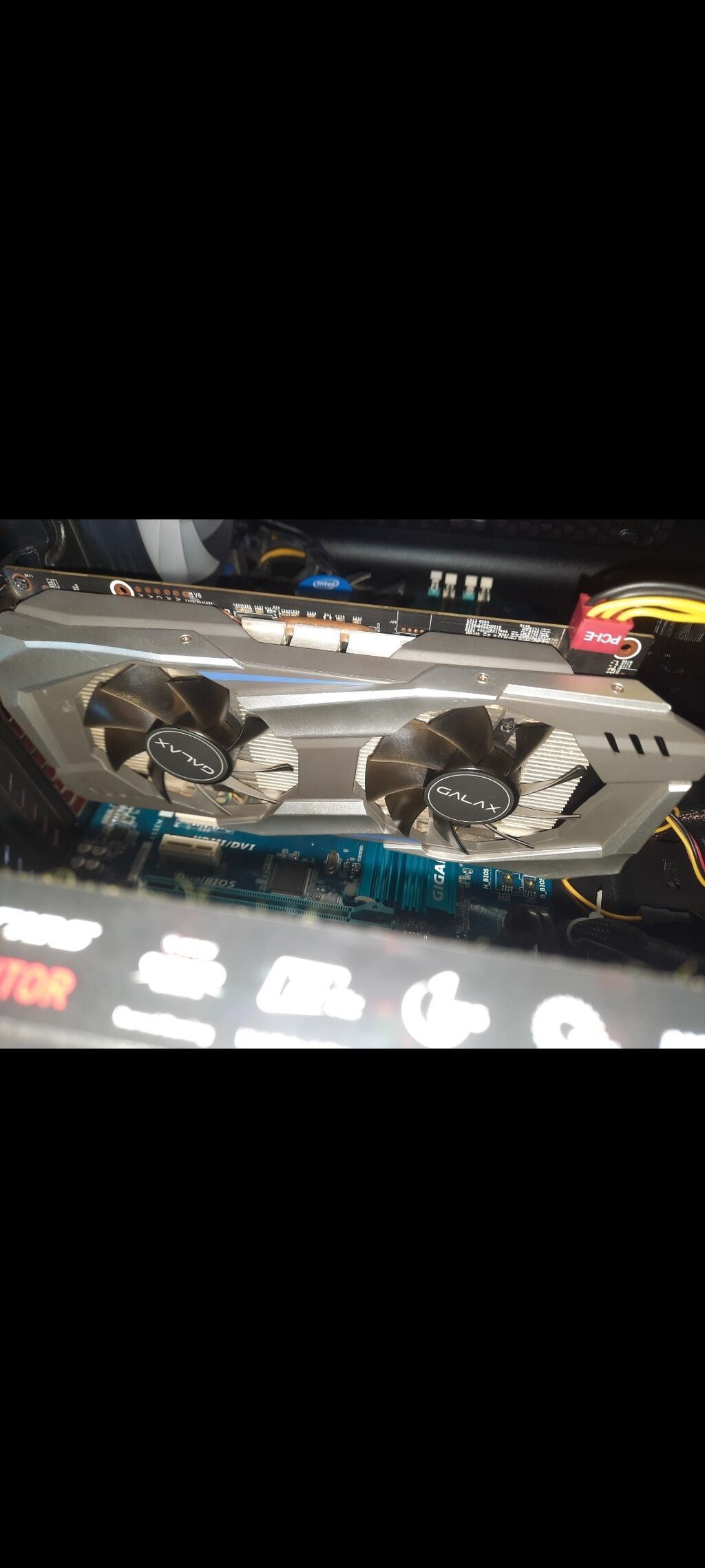 Videokart GeForce GTX 1060, 4 GB, İşlənmiş — Qrafik kartlar, Bakı (3)