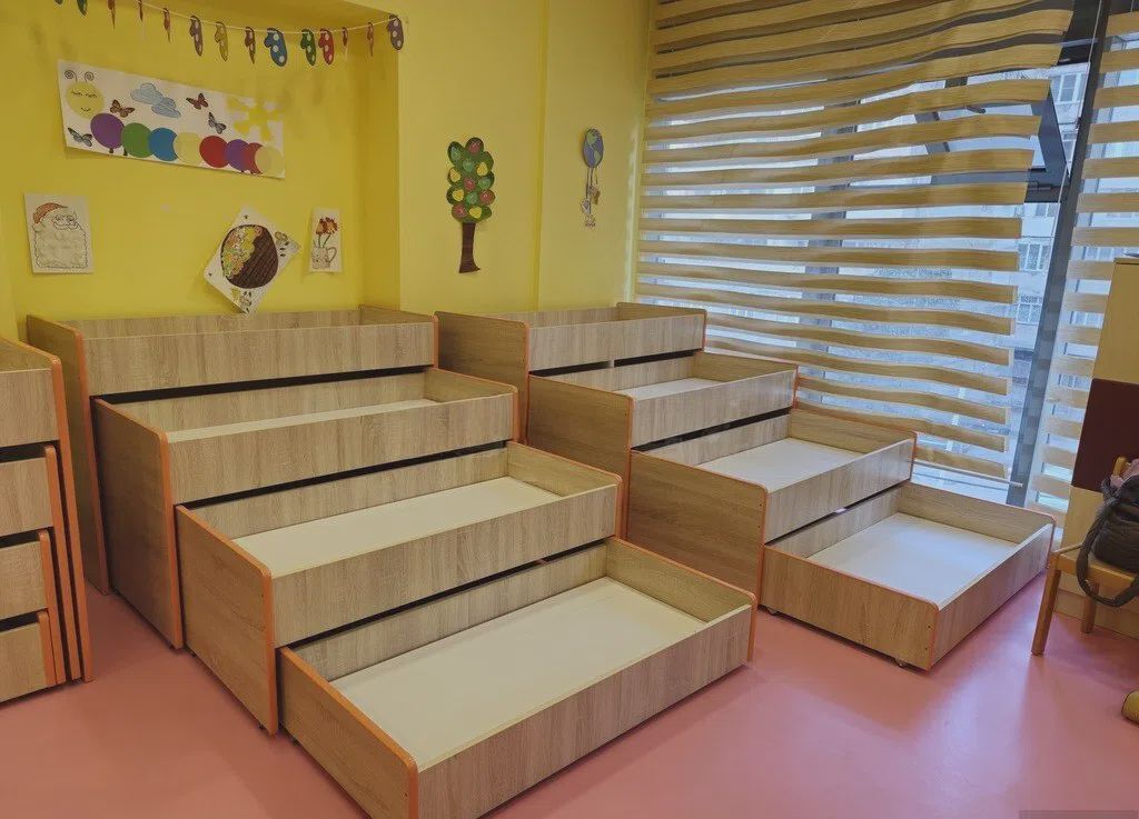 Uşaq çarpayı Qəhvəyi rəng — Mebel, Bakı (3)