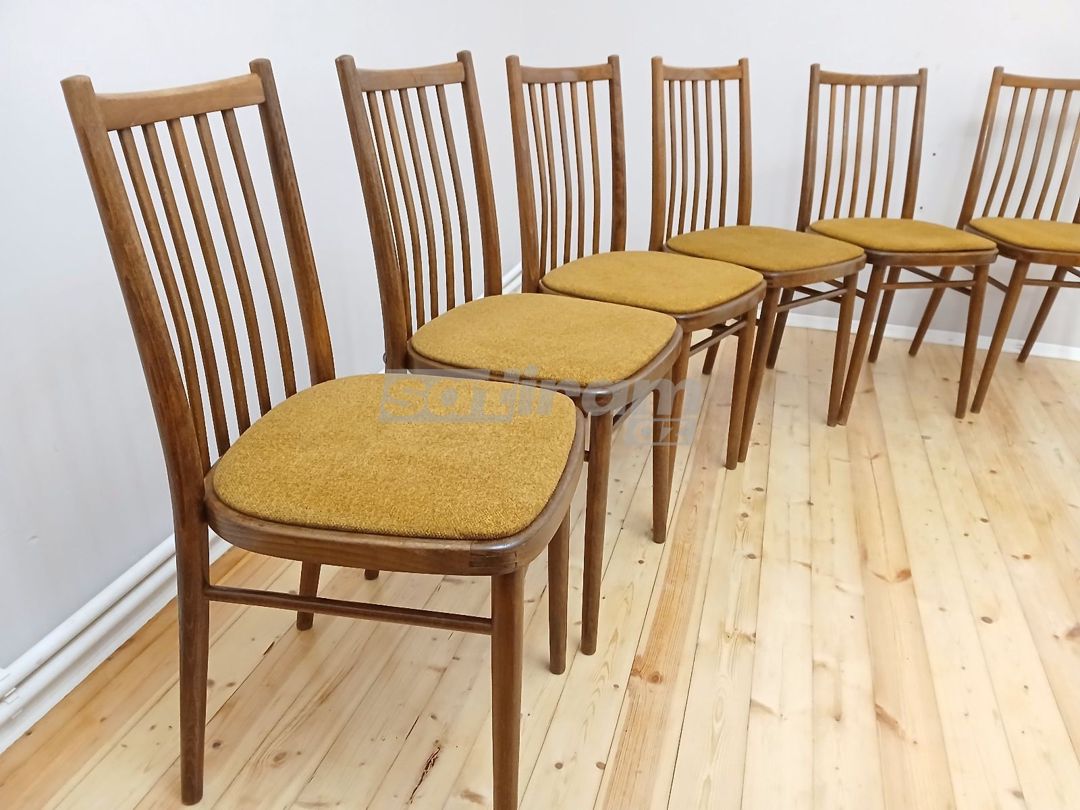 6 ədəd Fıstıq ağacından stullar — Kreslolar, Bakı (5)