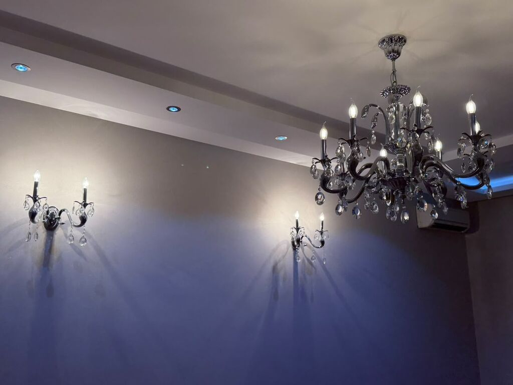 Çılçıraq, 8 lampa, Xrustal — Tavan is?qlar? v? cilc?raqlar, Bakı (3)