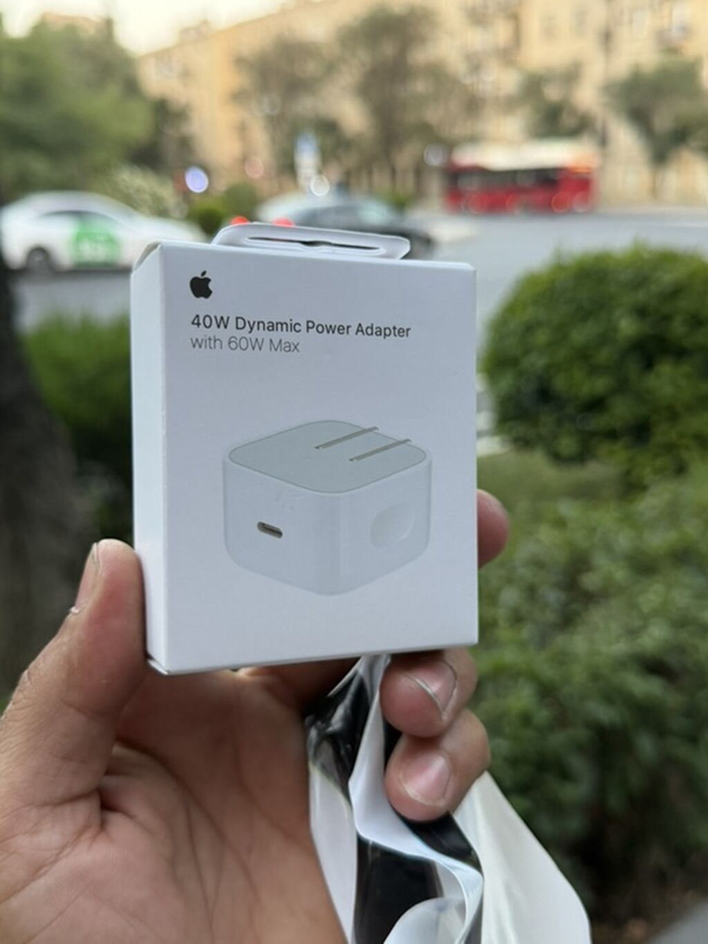 Apple 40W Dynamic Power Adapter (with 60W Max) - Güc: 40W dinamik — Şarj cihazları, Bakı (2)