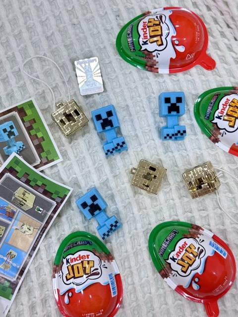 Kinder Joy – Minecraft seriyası oyuncaqları dəsti - Orijinal Kinder — Baku