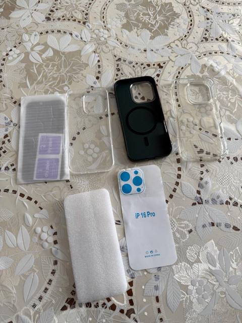 IPhone 16 Pro üçün aksessuar dəsti 1 anti-udar yandan görsənməyən — Bakı