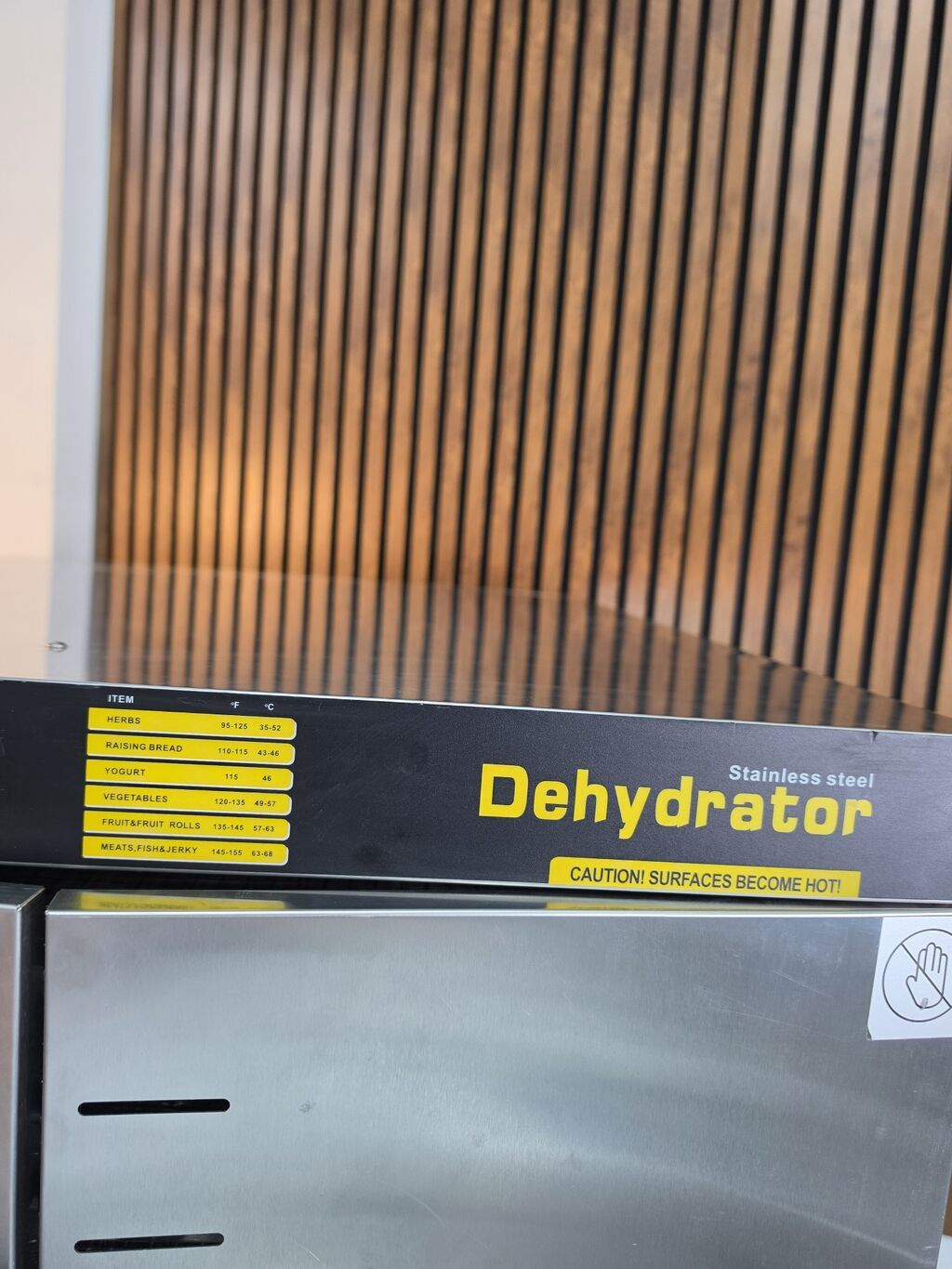 Professional paslanmaz polad dehidrator – qida quruducu aparat — Peşəkar mətbəx texnikası, Bakı (8)