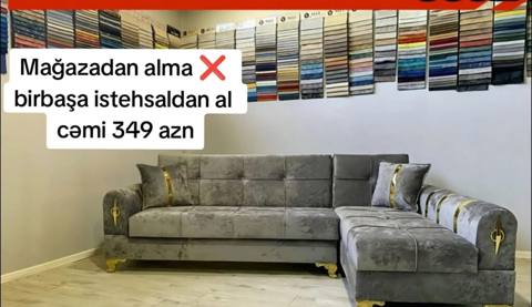Künc divan, Qonaq otağı üçün, Parça, Açılan — ucuz.mebel — Divanlar (Yumshoq mebel)
