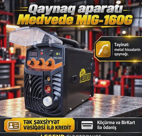 Qaynaq aparatı Medvede MIG-160G — 595 ₼ · Баку · Mallar Qaynaq aparatı Medvede MIG-160G — Баку