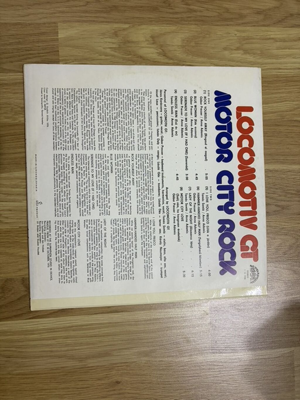 Vinil val, Rok, 1978 il — Qramoplastinkalı, Bakı (2)
