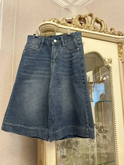Denim şort-ətək (culotte stilində) - Material: qalın denim (pamuk — Джейранбатан