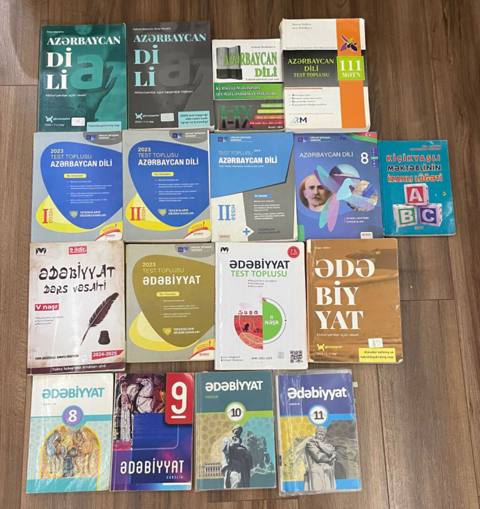Azərbaycan dili və Ədəbiyyat kitabları. Hamısı birliktə 60 azn — Sport, xobbi, dam olish