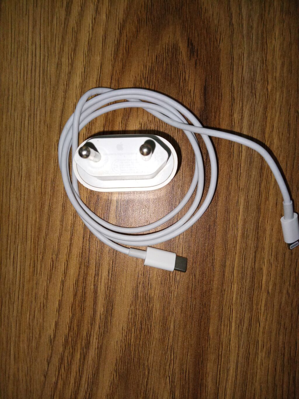 Orginal Apple adapteri Apple Usb‑c güc adapteri və USB‑C–Lightning — Şarj cihazları, Bakı (2)