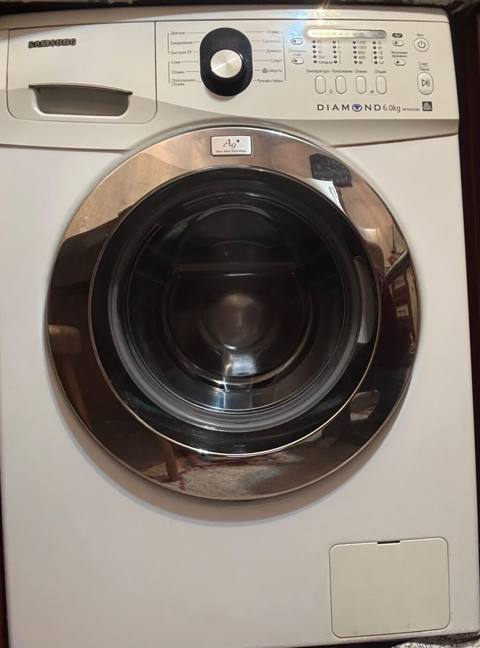 Paltaryuyan maşın Samsung, 6 kq, İşlənmiş, Avtomat, Qurutmasız, Kredit yoxdur, Ünvandan götürmə — მსხვილი საყოფაცხოვრებო ტექნიკა
