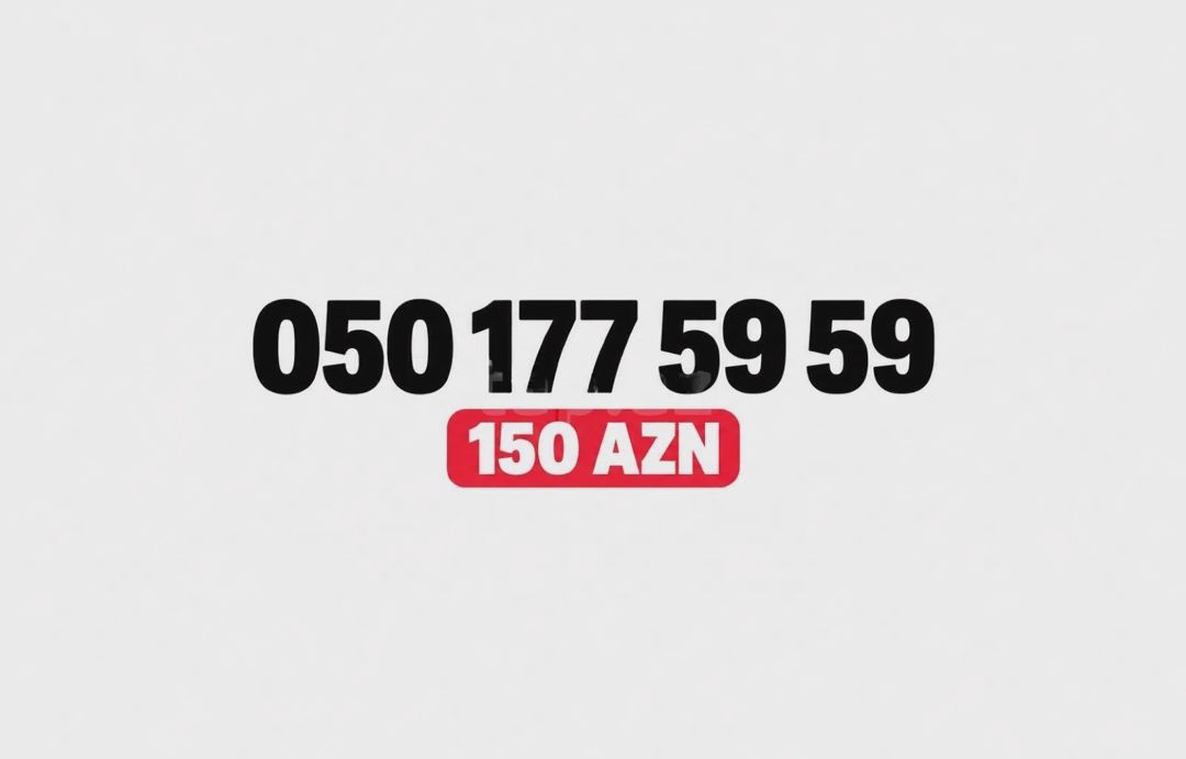 Azercell nömrə (050) 177-59-59 — Elektronika, Bakı