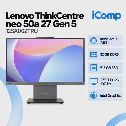 Lenovo ThinkCentre neo 50a 27 Gen 5 (12SA002TRU) AiO PC — Bakı