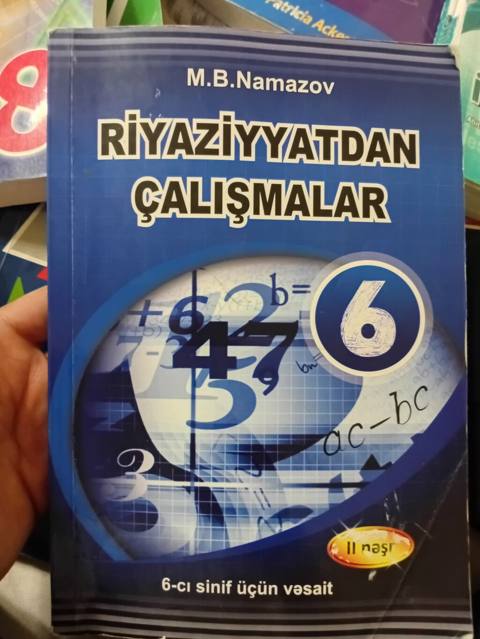 Məhsul: “Riyaziyyatdan Çalışmalar” – 6-cı sinif üçün vəsait Müəllif — 5 ₼ · Ширван · Kitablar Məhsul: “Riyaziyyatdan Çalışmalar” – 6-cı sinif üçün vəsait Müəllif — Ширван