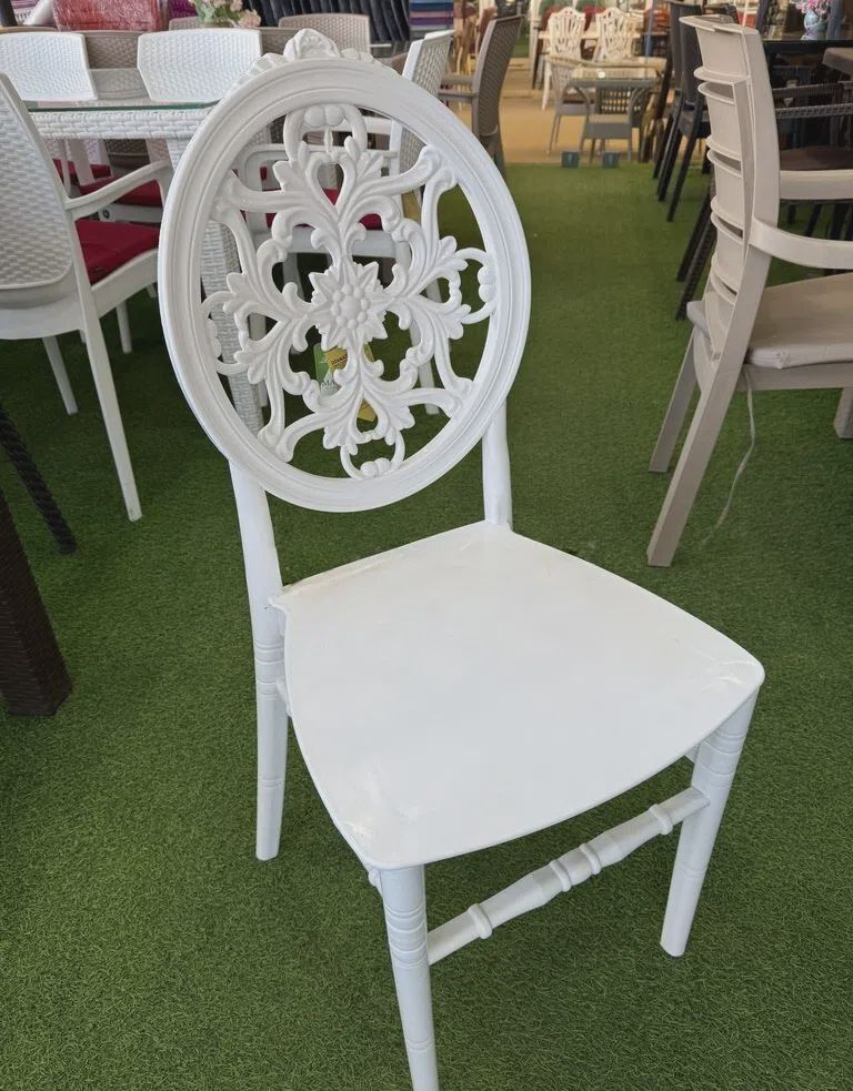 Bağ stulu Ağ rəng — Mebel (6)
