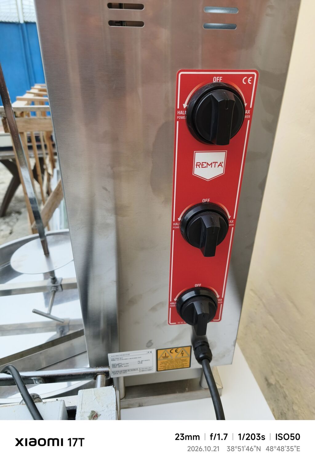 Elektrik, Remta, 3 gözlü, Toster ilə — İsitmə avadanlığı, Bakı (3)