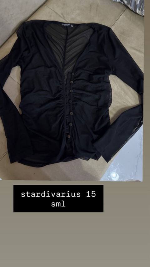 Brend: Stradivarius Model: Qara, uzunqollu, mesh/parça kombinasiyalı — 15 ₼ · Sumqayıt · Minik avtomobili icarəsi Brend: Stradivarius Model: Qara, uzunqollu, mesh/parça kombinasiyalı — Sumqayıt