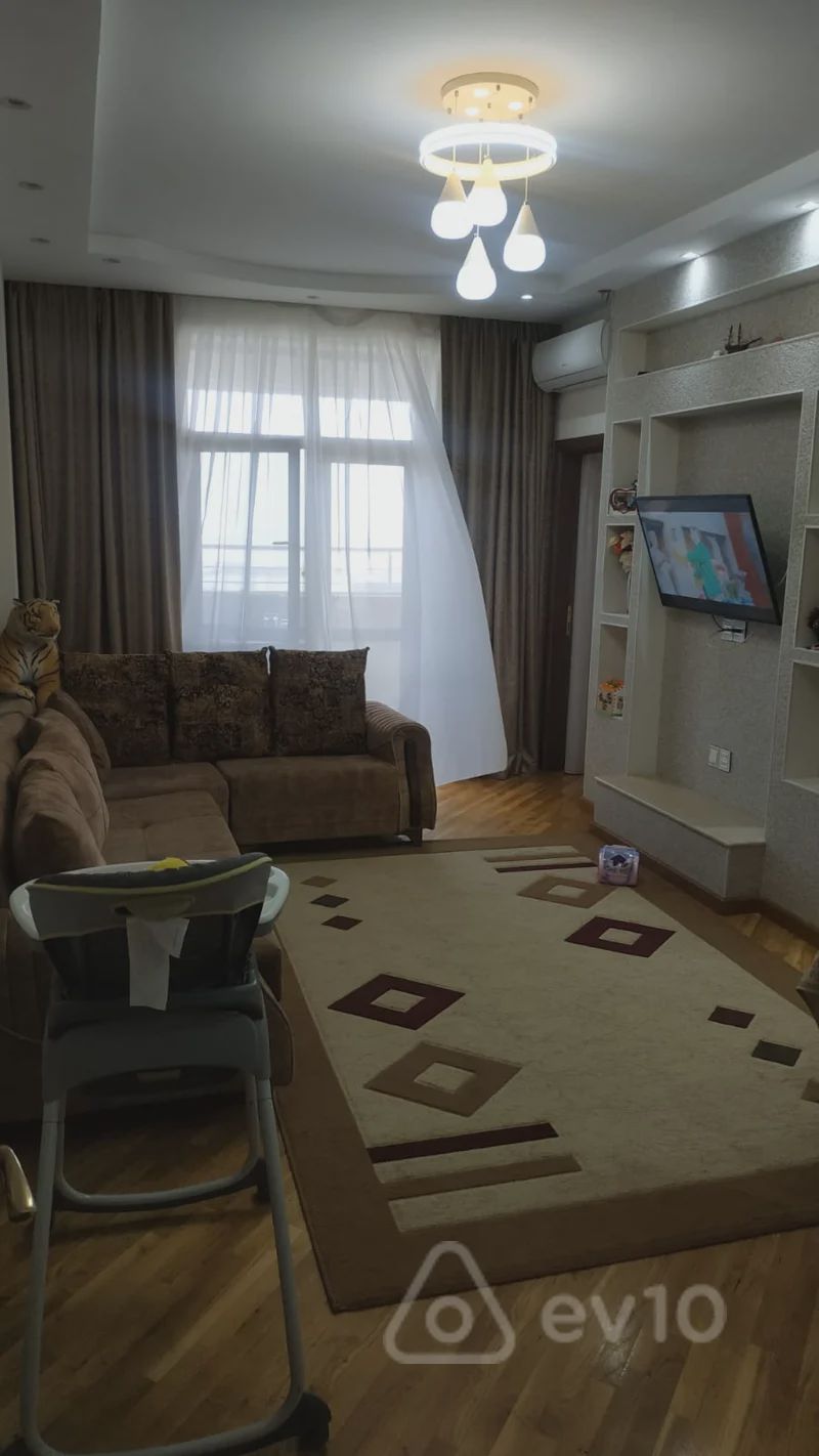 For sale: 3-room apartment (new building), 80 m² — Mənzil, Bakı
