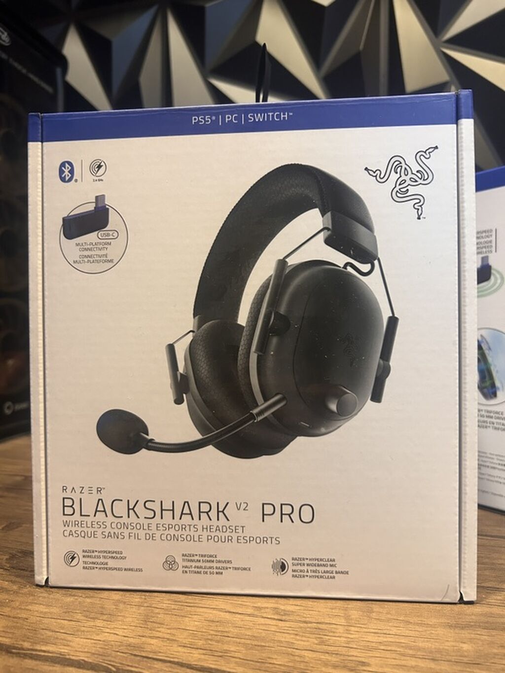 Məhsul: Razer BlackShark V2 Pro Wireless – PlayStation / PC Razer — Səs texnikası, Bakı (3)