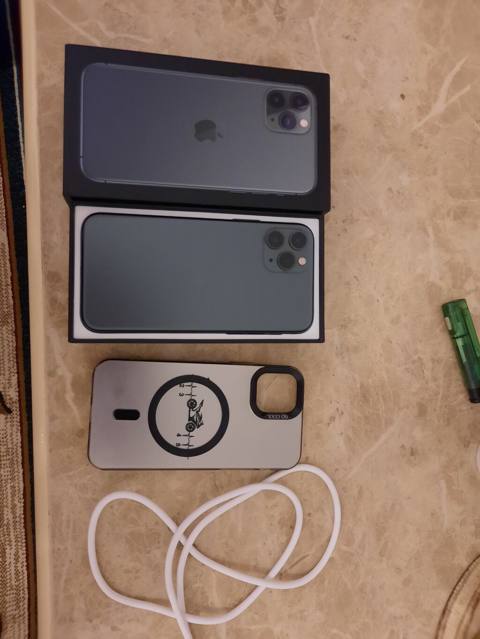 IPhone 11 Pro, 256 GB, Matte Midnight Green, Face ID — Bakı