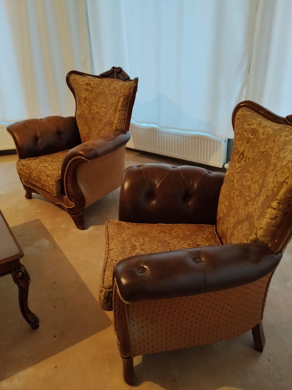 İşlənmiş, Klassik divan, 2 kreslo, Divan, Bazasız, Açılmayan — Yumşaq mobilya dəstləri, Bakı (2)