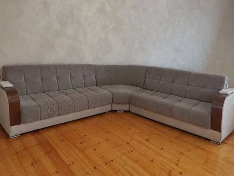 Künc divan, İşlənmiş, Açılan, Bazalı, Parça, Çatdırılma yoxdur — Furniture