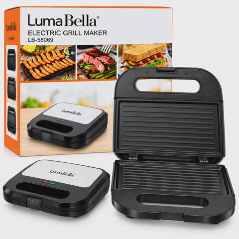 Sendviç aparatı Luma Bella LB-58069 750W boz — 45 ₼ · Баку · Ev texnikası Sendviç aparatı Luma Bella LB-58069 750W boz — Баку