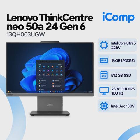 Lenovo ThinkCentre neo 50a 24 Gen 6 (13QH003UGW) AiO PC — Bakı