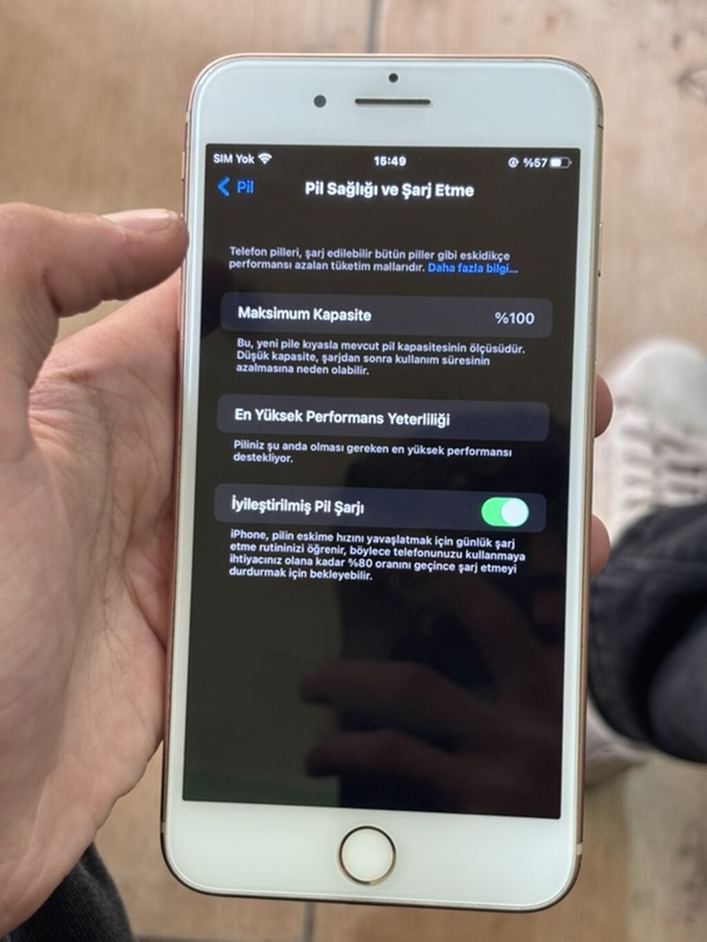 IPhone 8 Plus, 64 GB, Qızılı, Qırıq — Apple iPhone, Bakı (4)