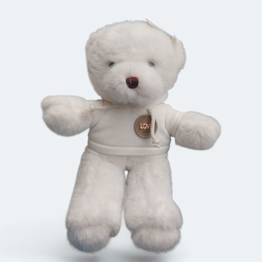 Ağ Teddy Bear. Teddy_2673ea — Yumşaq oyuncaqlar, Bakı (2)