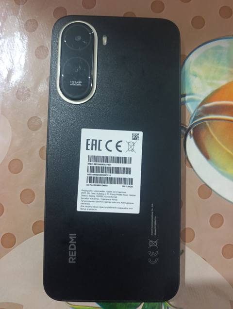 Redmi 128 GB, rəng - Qara, Sensor — Guba