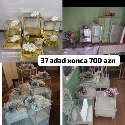 Məhsul: 37 ədəd xonça dəsti Təsvir: - Toy, nişan və xına mərasimləri — Asya — Товары для праздников