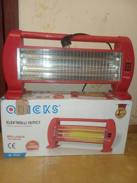 Quıcks elektrikli isidici – model Q-1034 - Güc: 1200W - Brilliance — 28 ₼ · Баку · Isıtıcılar və isı ventilatorları Quıcks elektrikli isidici – model Q-1034 - Güc: 1200W - Brilliance — Баку