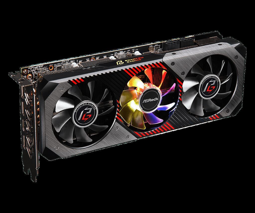 Videokart ASRock Radeon RX 5700 XT, 8 GB, İşlənmiş — Qrafik kartlar, Bakı (4)