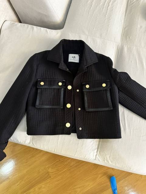 Qadın geyim və ayaqqabı dəsti - Qara qısa jaket: adL markası. Tikişli — Баку